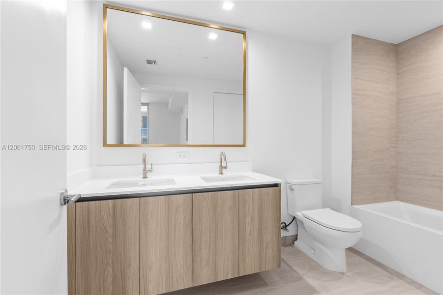 Furnished interior view inside a new home in , Miami (Image 6). Furnished interior view inside a new home in , Miami (Image 6).