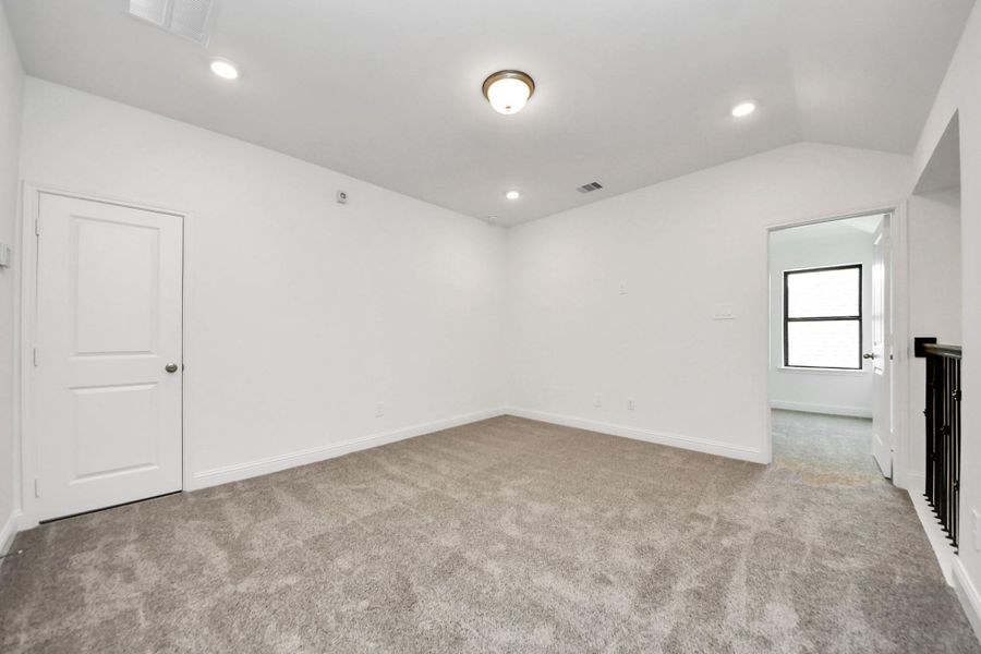 Spacious, unfurnished interior of a new home in Gatherings® at Chambers Creek: Duets Collection, Willis (Image 28). Spacious, unfurnished interior of a new home in Gatherings® at Chambers Creek: Duets Collection, Willis (Image 28).