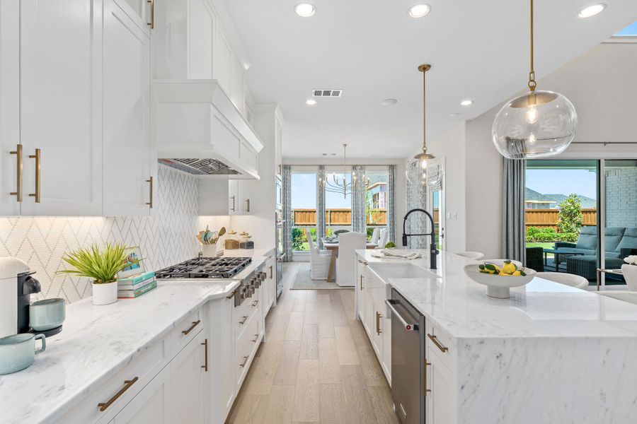 Plan 1640 Kitchen Representative Photo by American Legend Homes