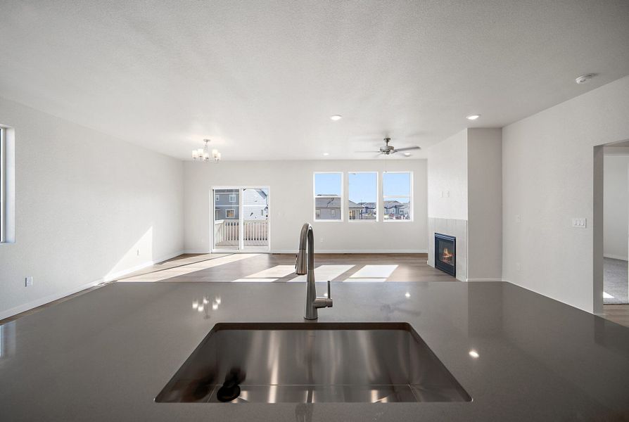 Furnished interior view inside a new home in The Glen, Colorado Springs (Image 9). Furnished interior view inside a new home in The Glen, Colorado Springs (Image 9).
