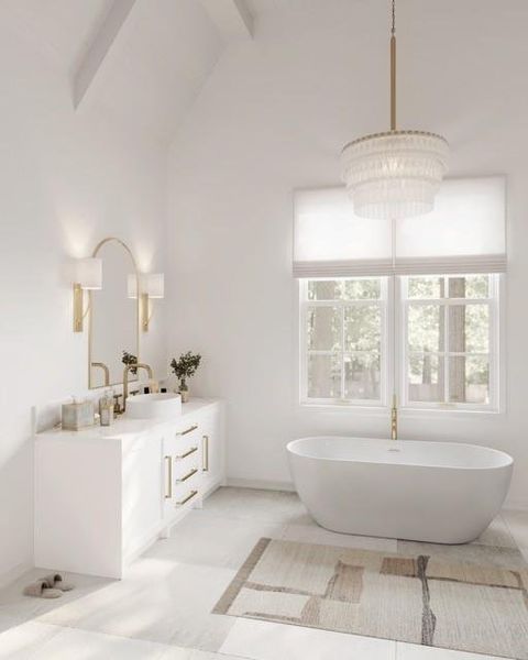 Furnished interior view inside a new home in , Atlanta (Image 17).