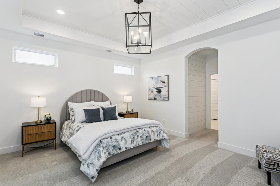 Furnished interior view inside a new home in The Courtyards at The Moorings, Wichita (Image 13).