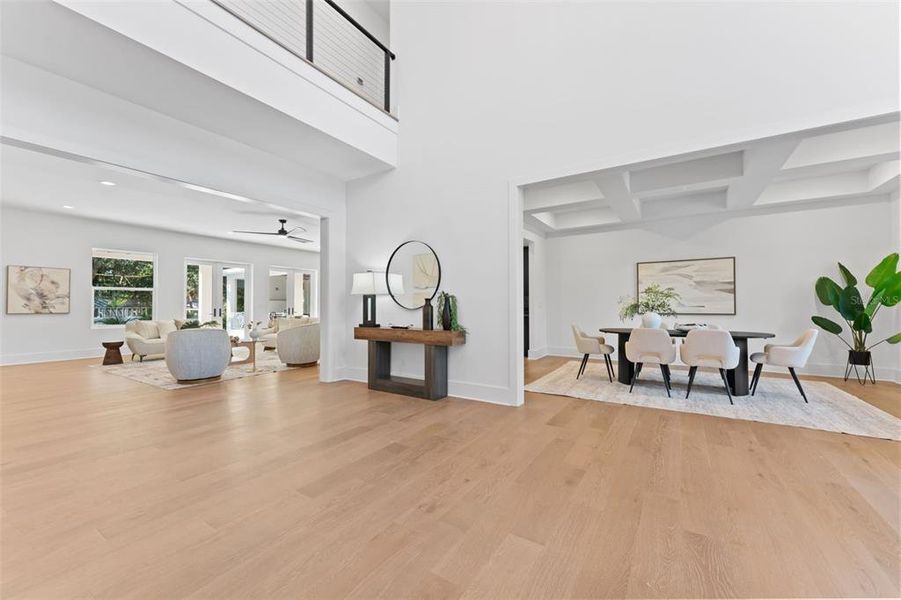 Furnished interior view inside a new home in , Tampa (Image 39).