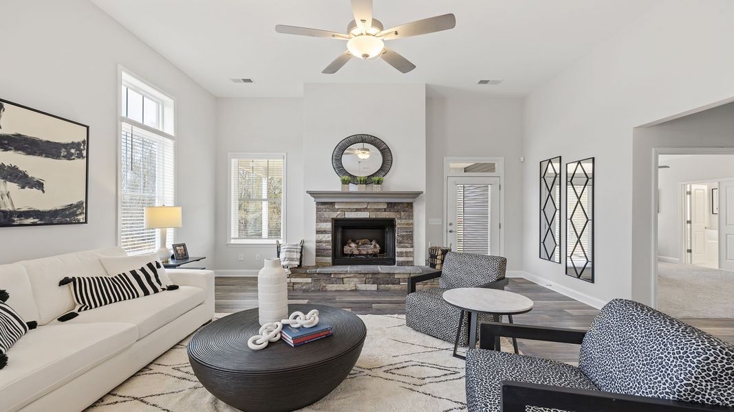 Representative furnished interior of a home built from the Vail by D.R. Horton in Shadowood, Seneca (Image 12).