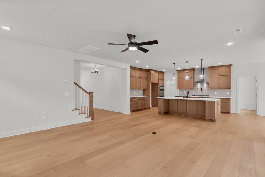 Representative furnished interior of a home built from the The Hampton by RobuckHomes in Stonehenge, Raleigh (Image 19).