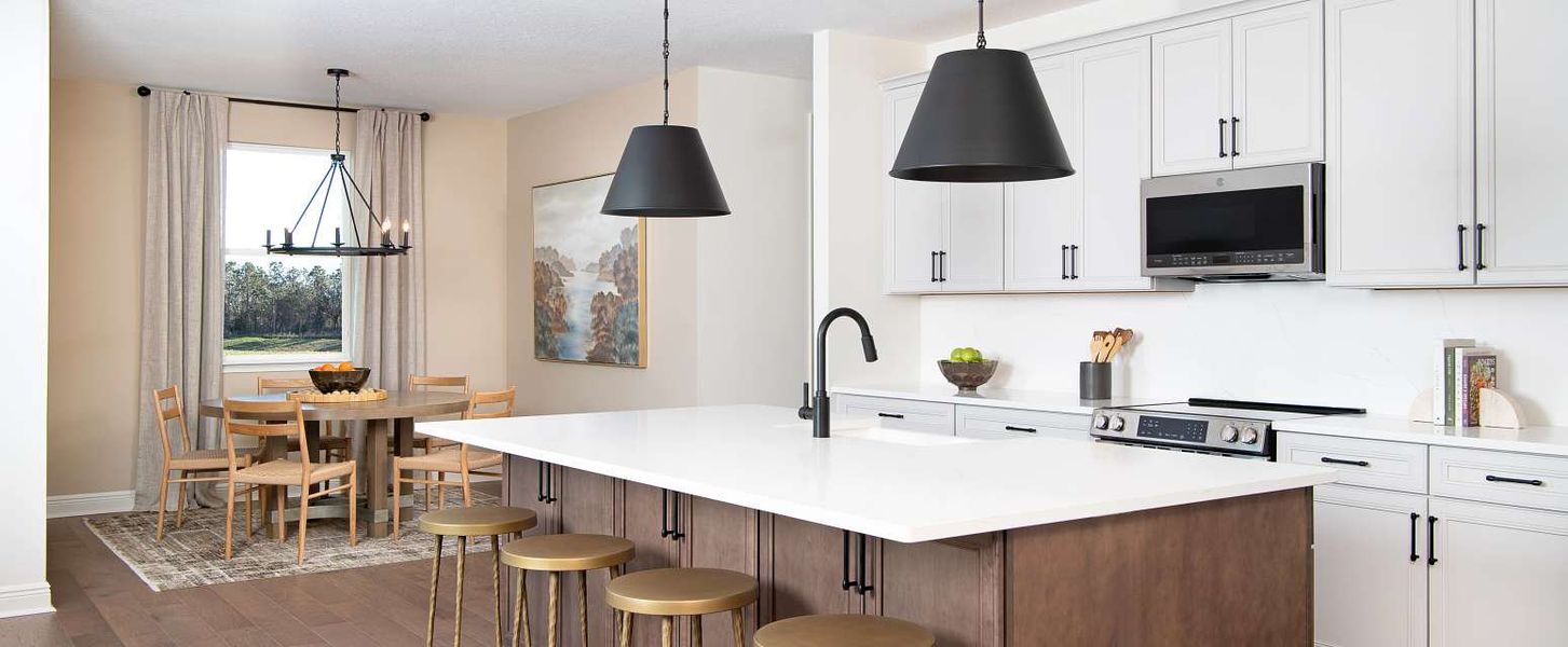 Representative furnished interior of a home built from the Plant II by Ashton Woods in Ellington Traditional, St. Cloud (Image 7).