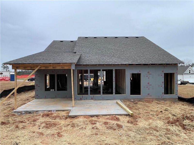 In-progress construction of a new home in , Gainesville, GA (Image 8).