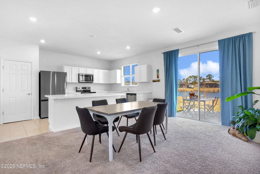 Furnished interior view inside a new home in , St. Augustine (Image 8).