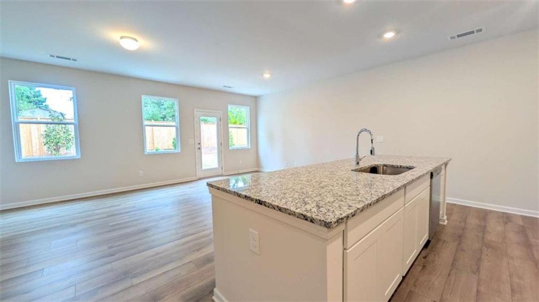 Furnished interior view inside a new home in Owen Preserve, Canton (Image 8).