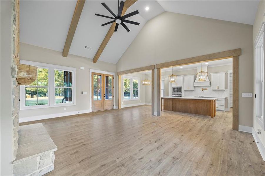 Spacious, unfurnished interior of a new home in , Monroe (Image 54).