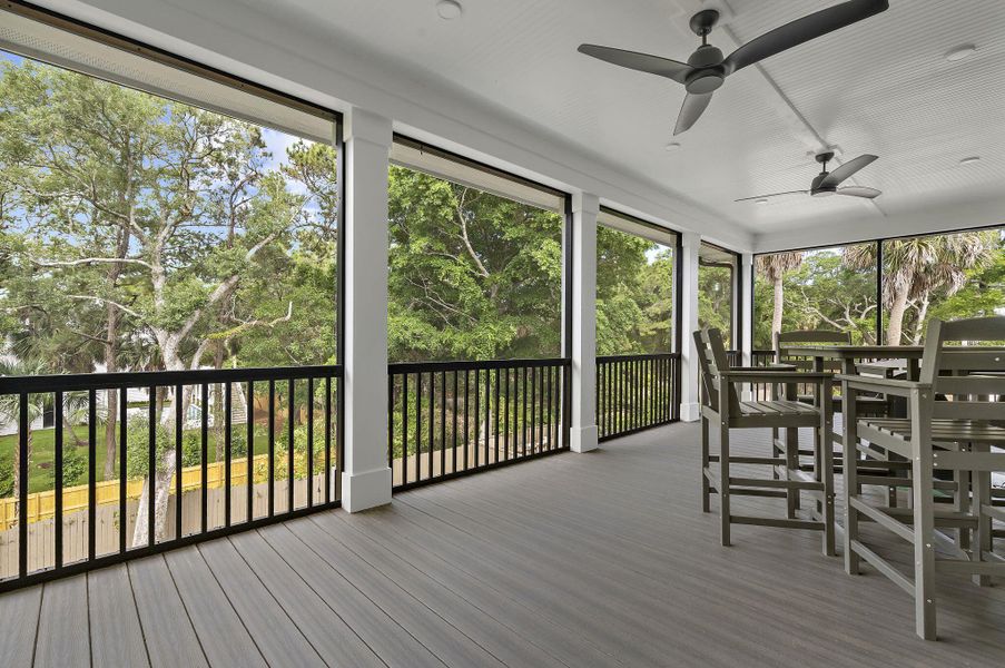 Exterior details and patio area of a home in , Isle Of Palms (Image 30). Exterior details and patio area of a home in , Isle Of Palms (Image 30).