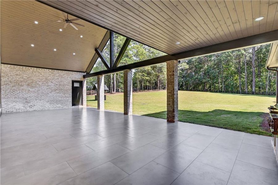 Exterior details and patio area of a home in , Monroe (Image 32).