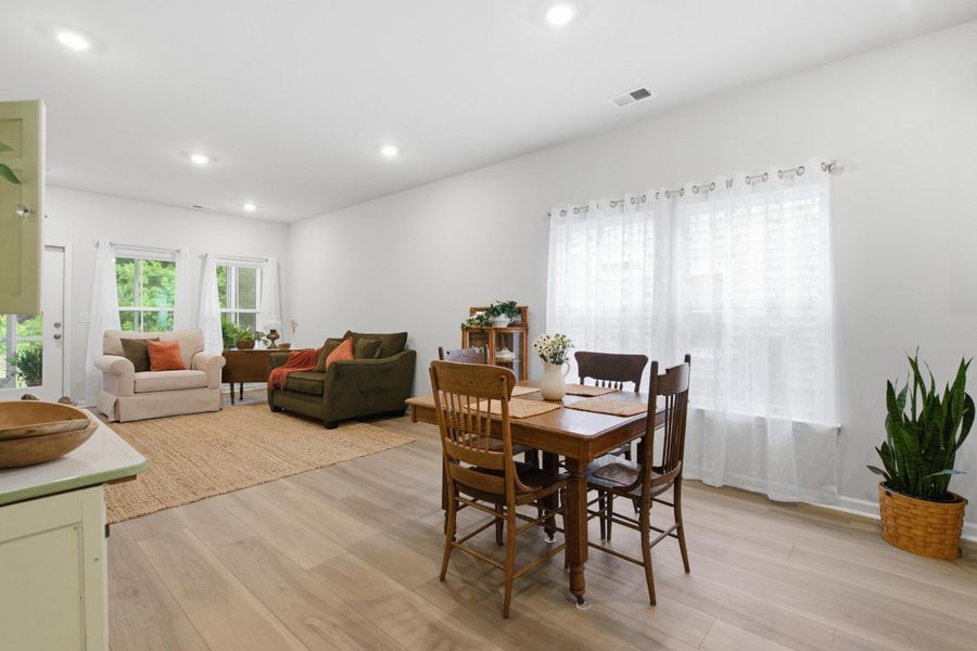 Furnished interior view inside a new home in Horizons at Summers Corner | 55+, Summerville (Image 36).