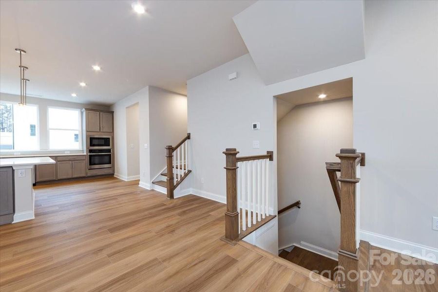 Second Floor Landing with Open Rails