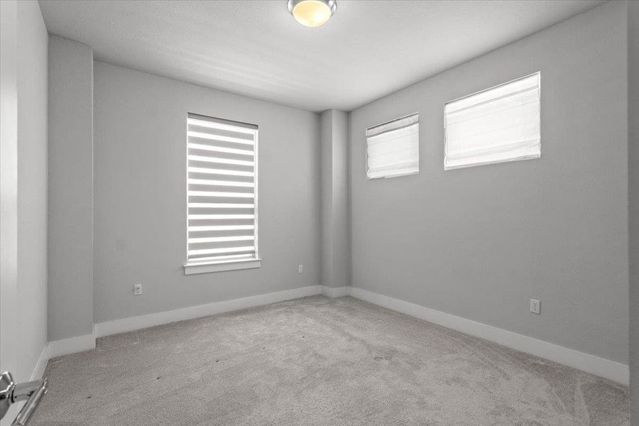 Spacious, unfurnished interior of a new home in Easton Park, Austin (Image 20). Spacious, unfurnished interior of a new home in Easton Park, Austin (Image 20).