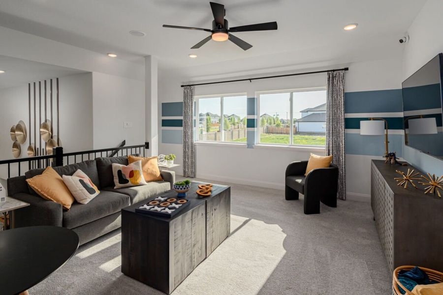 Furnished interior view inside a new home in Lexington Frisco, Frisco (Image 8).
