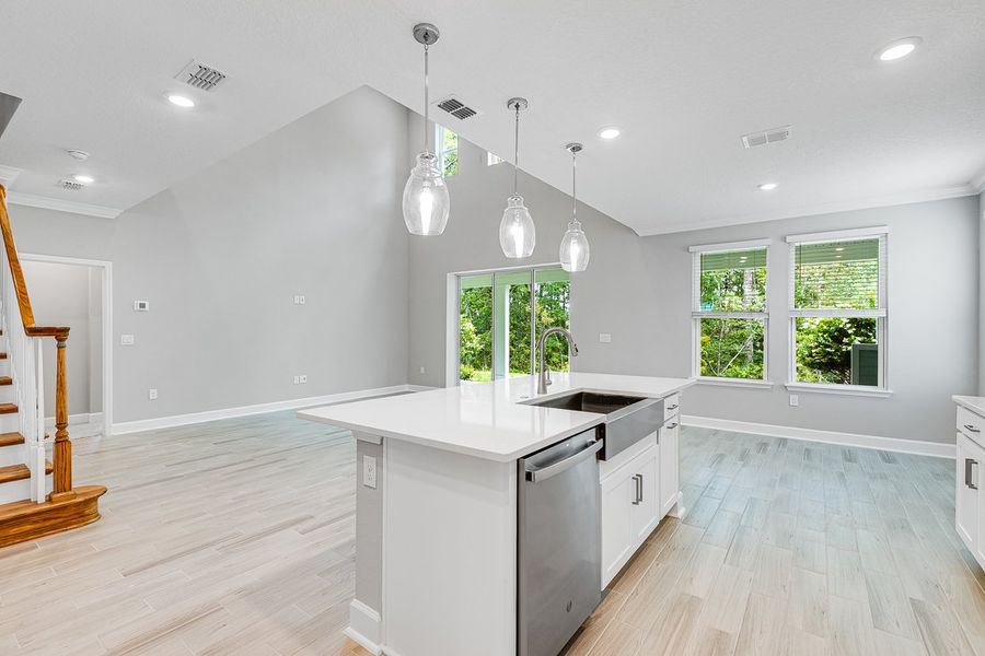 Furnished interior view inside a new home in Osprey Cove, St. Marys (Image 16). Furnished interior view inside a new home in Osprey Cove, St. Marys (Image 16).
