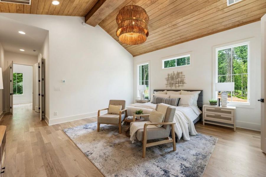 Furnished interior view inside a new home in , Milton (Image 35).