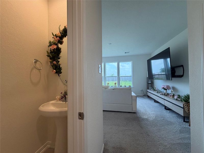 Furnished interior view inside a new home in , Katy (Image 9).