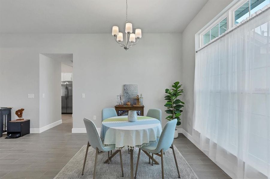 Furnished interior view inside a new home in , Port Charlotte (Image 18). Furnished interior view inside a new home in , Port Charlotte (Image 18).