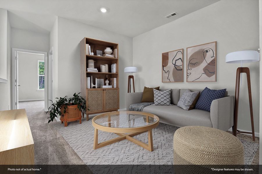 Furnished interior view inside a new home in Grand Park, Leland (Image 9).