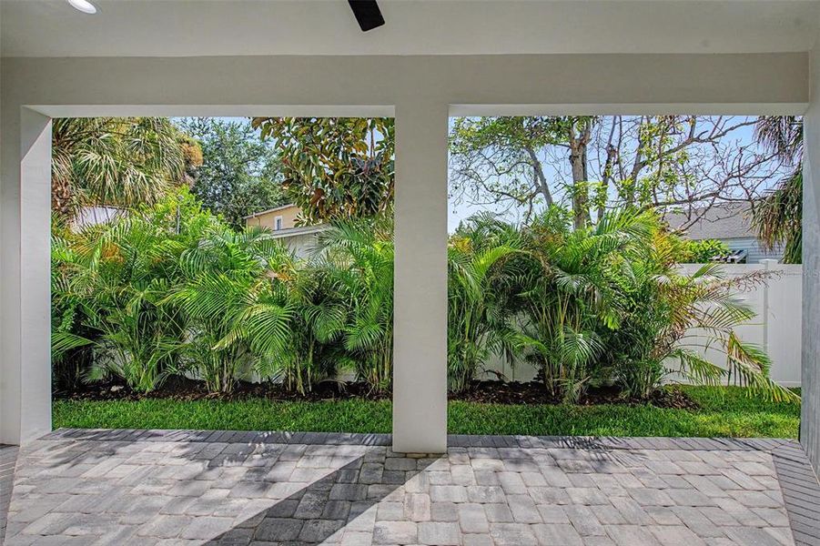 Exterior details and patio area of a home in , Tampa (Image 27). Exterior details and patio area of a home in , Tampa (Image 27).