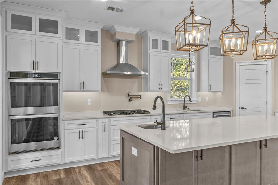 Representative furnished interior of a home built from the Converse Elite by Enchanted Homes in Pointe Summit, Slater-Marietta (Image 40).