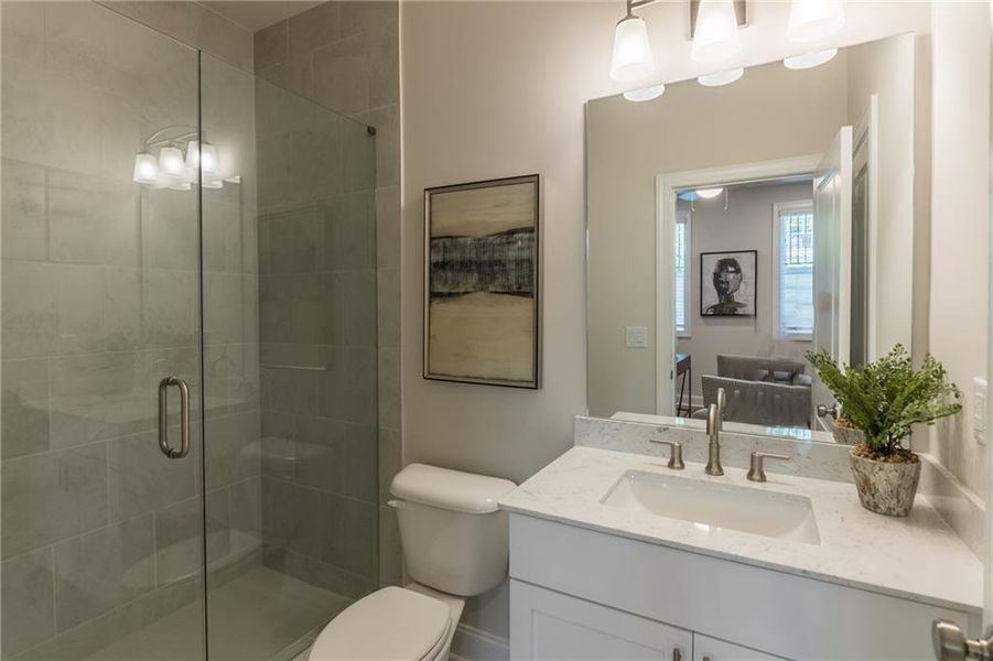 Furnished interior view inside a new home in Waterside, Peachtree Corners (Image 8).