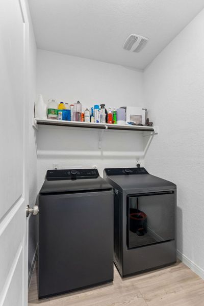Dedicated laundry room