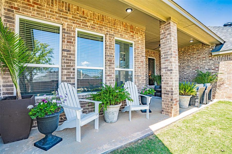 Exterior details and patio area of a home in , Stephenville (Image 24).