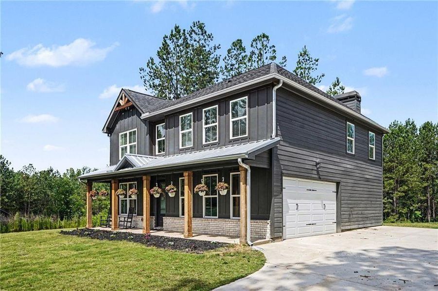 Front exterior of a new home in , Monticello, GA, highlighting curb appeal (Image 23).