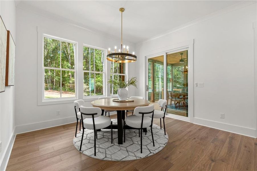 Furnished interior view inside a new home in , Canton (Image 14).