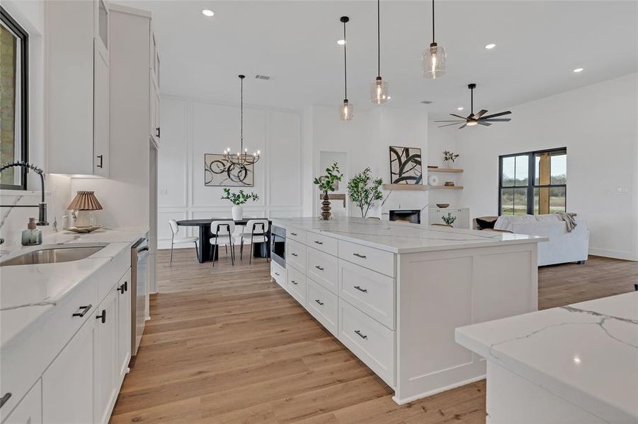 Furnished interior view inside a new home in , Joshua (Image 5).
