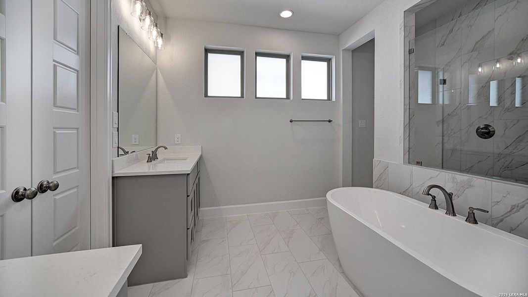 Furnished interior view inside a new home in Corley Farms, Boerne (Image 9).