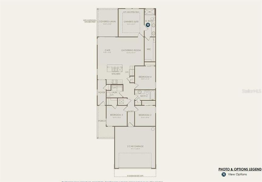 2D floor plan layout of this home in , Bradenton, FL (Image 4).