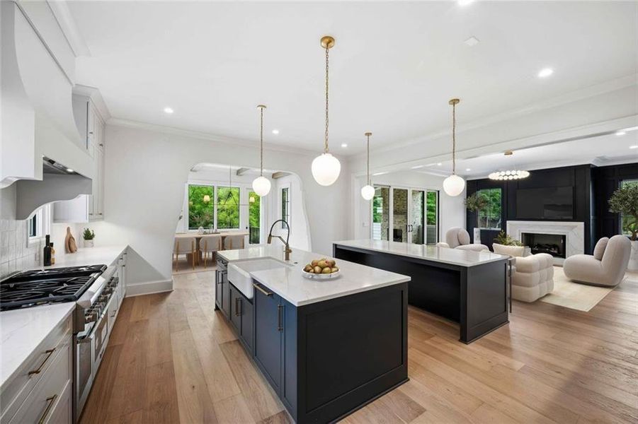Furnished interior view inside a new home in , Roswell (Image 5).