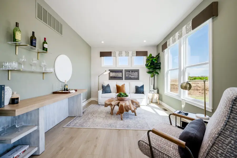 Representative furnished interior of a home built from the Grandin by Fischer Homes in The Dunes at Sandbar, Santa Rosa Beach (Image 62).