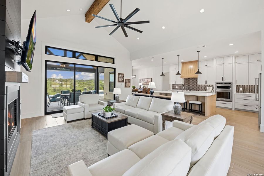 Furnished interior view inside a new home in , New Braunfels (Image 29).