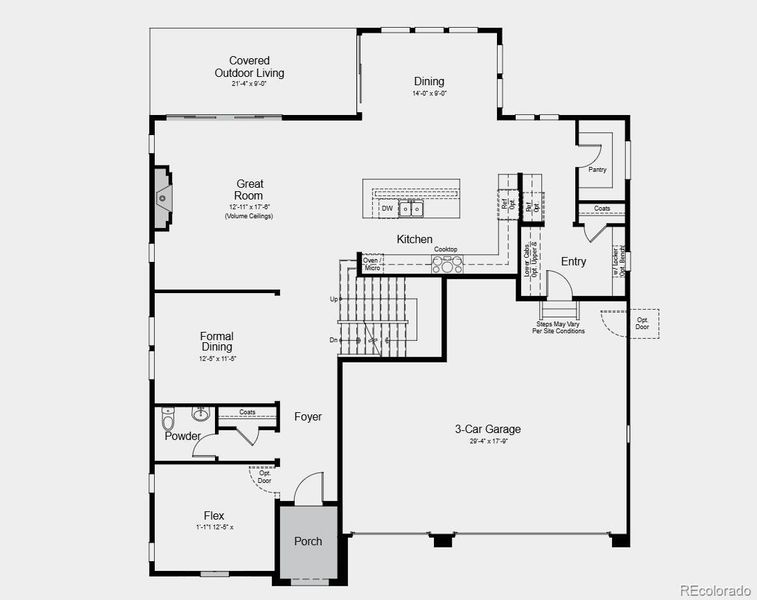 Additional highlights include: unfinished basement, 8 ft x 12 ft center meet sliding glass door to covered outdoor living.