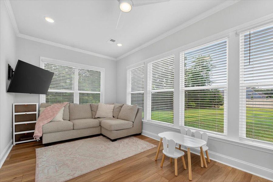 Furnished interior view inside a new home in , Johns Island (Image 18). Furnished interior view inside a new home in , Johns Island (Image 18).