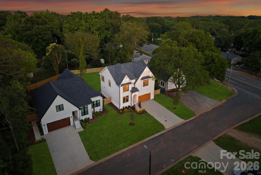 Front exterior of a new home in , Charlotte, NC, highlighting curb appeal (Image 27).