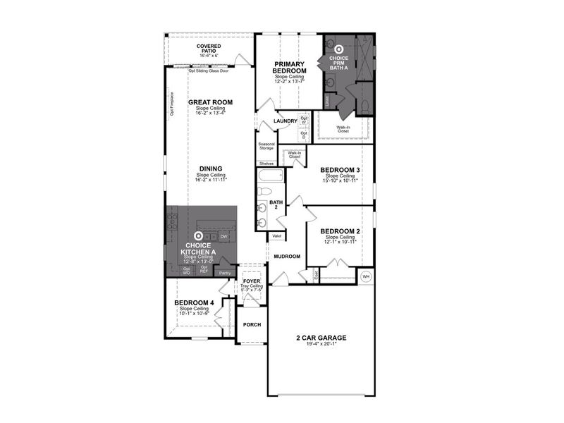 2D floor plan layout for the Comal by Beazer Homes in Westridge, San Antonio, TX (Image 4). 2D floor plan layout for the Comal by Beazer Homes in Westridge, San Antonio, TX (Image 4).