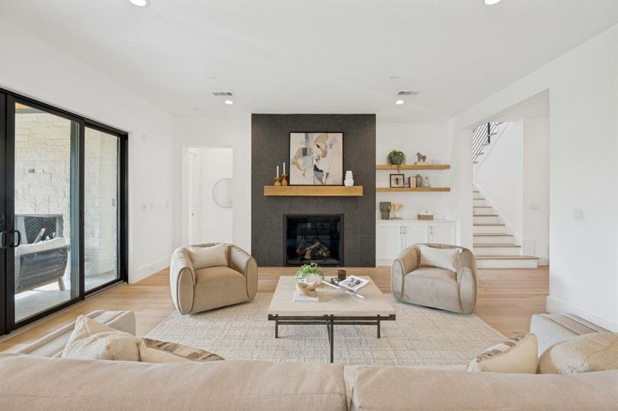 Furnished interior view inside a new home in , Farmers Branch (Image 34).
