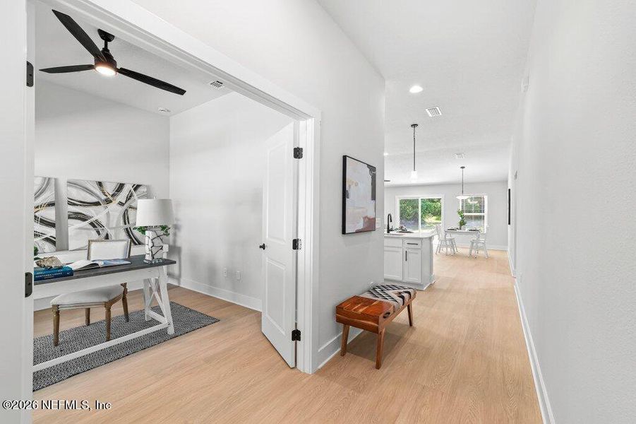 Furnished interior view inside a new home in , Jacksonville (Image 8).