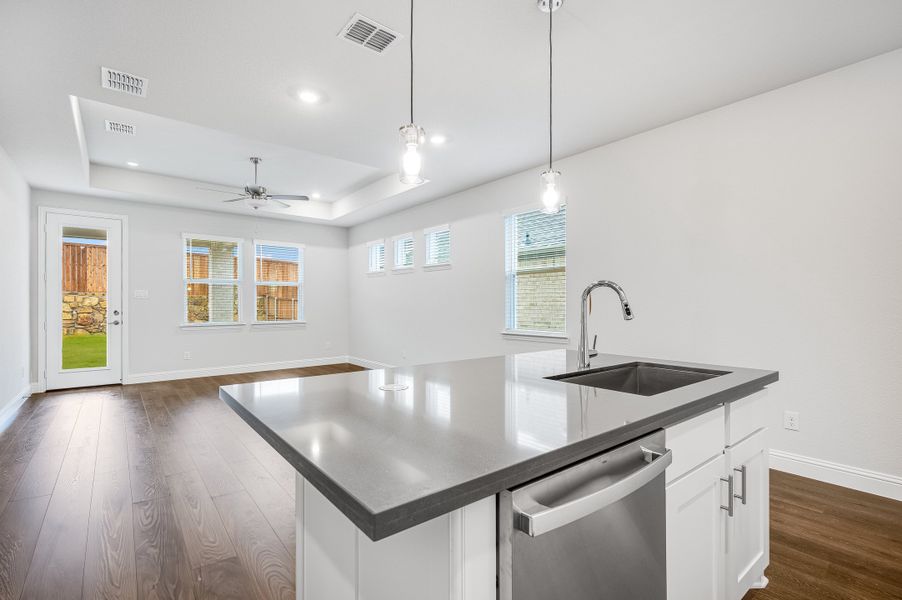 Representative furnished interior of a home built from the Cello by Taylor Morrison in South Oak 40s, Oak Point (Image 5). Representative furnished interior of a home built from the Cello by Taylor Morrison in South Oak 40s, Oak Point (Image 5).
