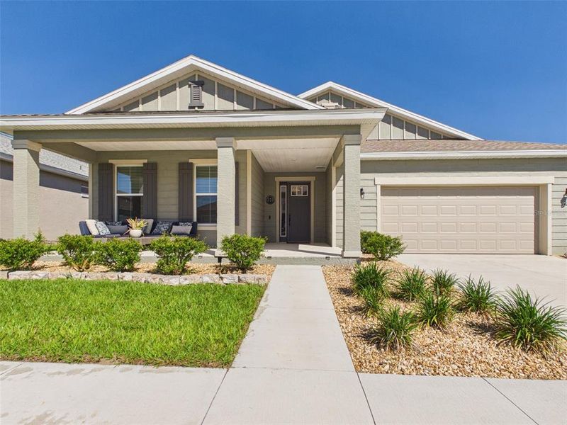 Front exterior of a new home in , Ocala, FL, highlighting curb appeal (Image 22).