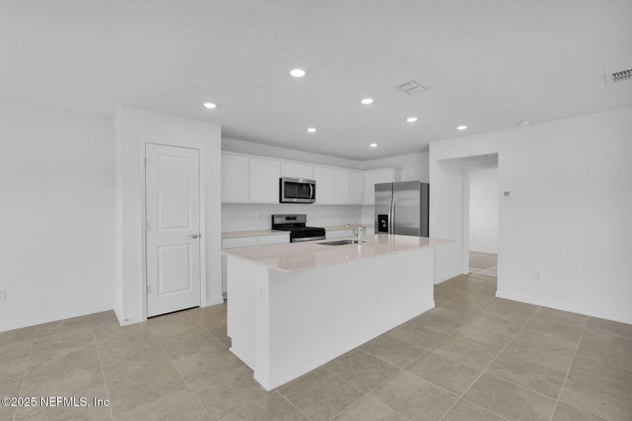 Furnished interior view inside a new home in Wells Landing, Jacksonville (Image 9).