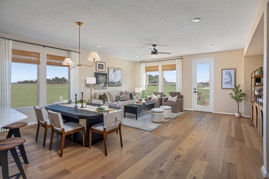 Representative furnished interior of a home built from the 2003 Modeled by KB Home in Briscoe Falls, Richmond (Image 4).