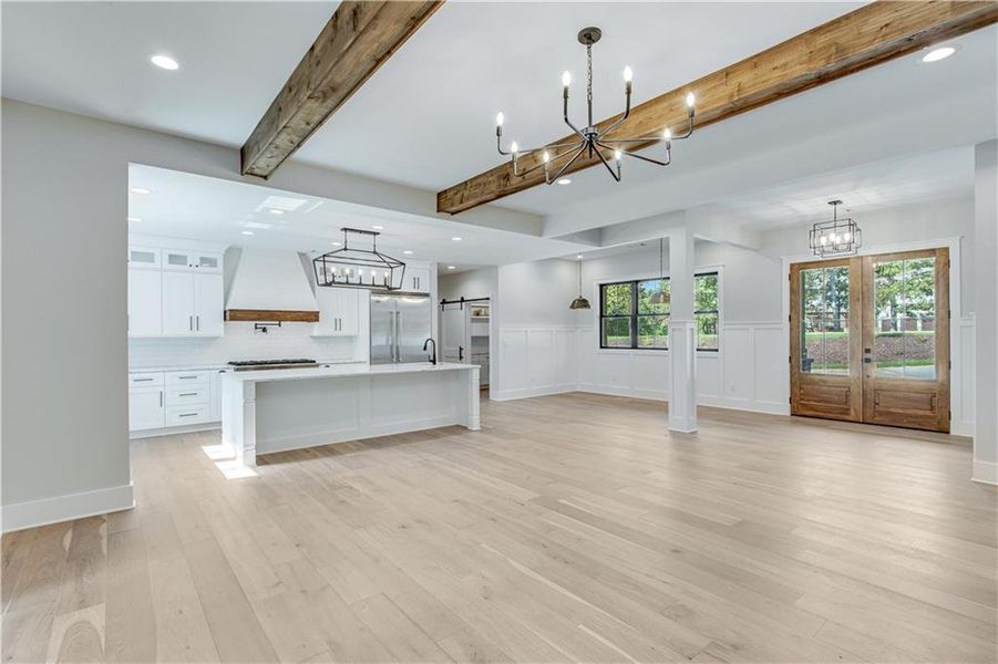 Furnished interior view inside a new home in , Cumming (Image 10).