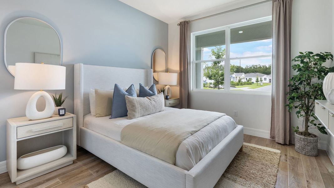 Representative furnished interior of a home built from the DENHAM by D.R. Horton in Lakes of Mount Dora, Mount Dora (Image 28).